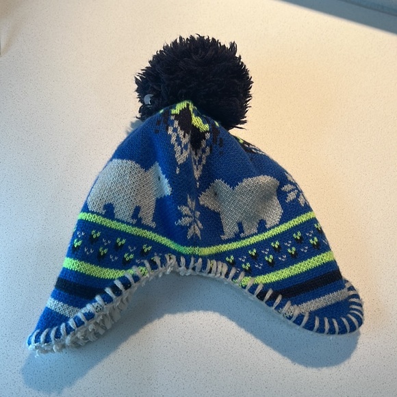 The North Face Infant Polar Bear Ear Flap Beanie | Size 0-6 months - Picture 7 of 7